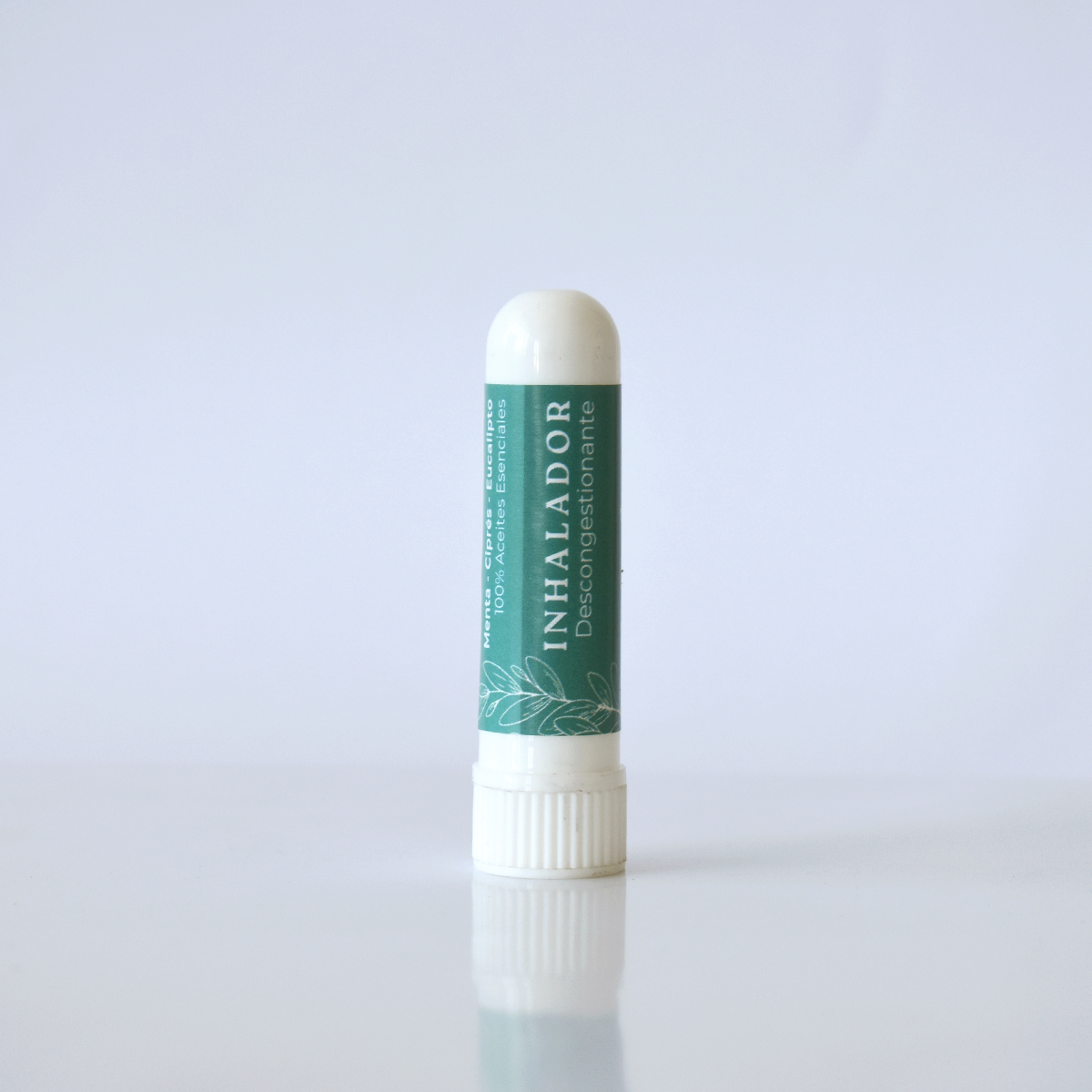 Inhalador nasal de aromaterapia con eucalipto, menta y ciprés para descongestionar y aliviar las vías respiratorias