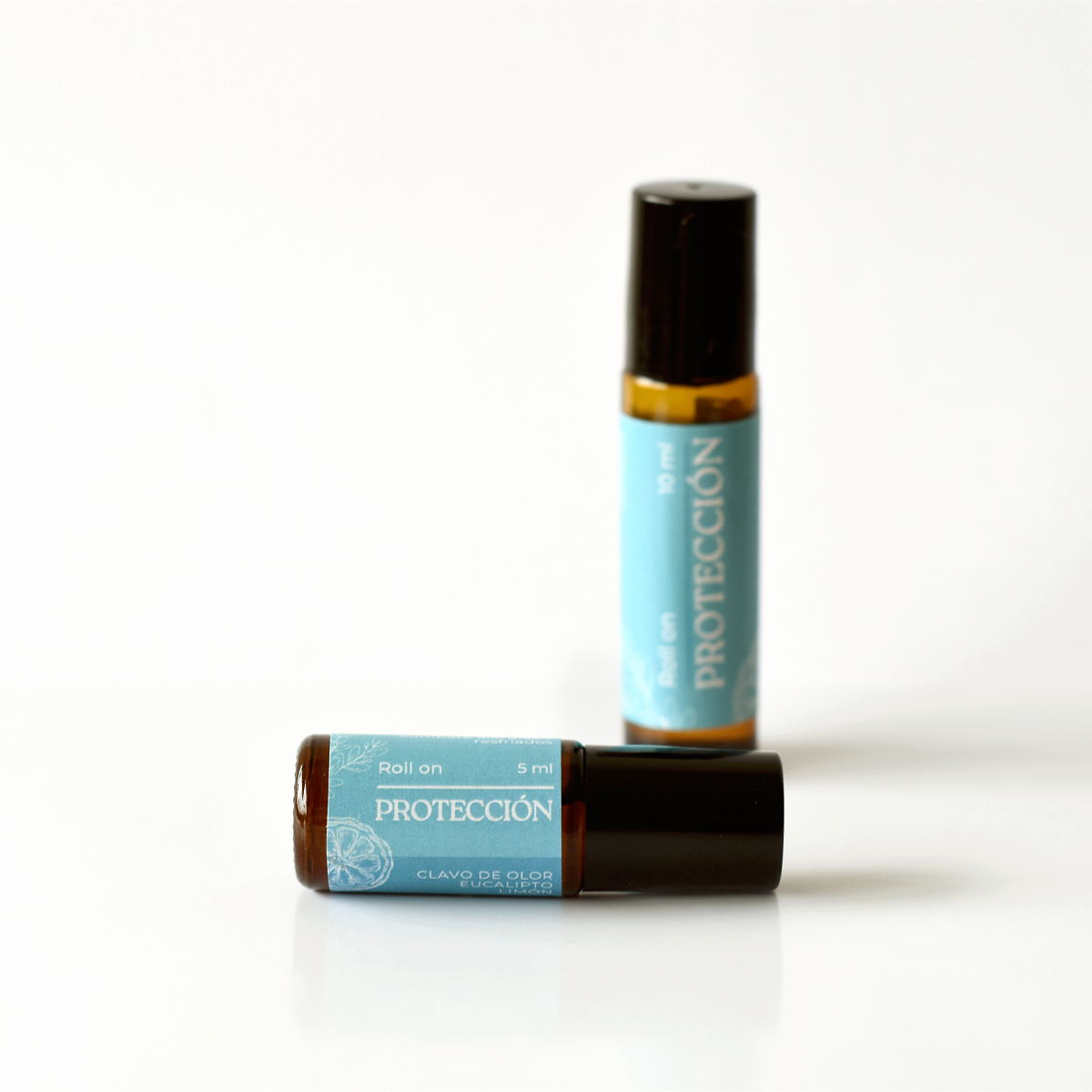 Roll on de aromaterapia anti alergias con eucalipto, ravintsara, clavo y limón para aliviar alergias estacionales.