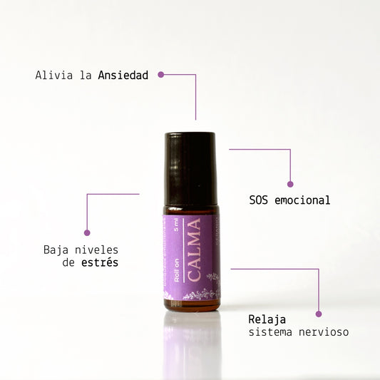 Roll on de aromaterapia relajante, anti estrés y ansiedad