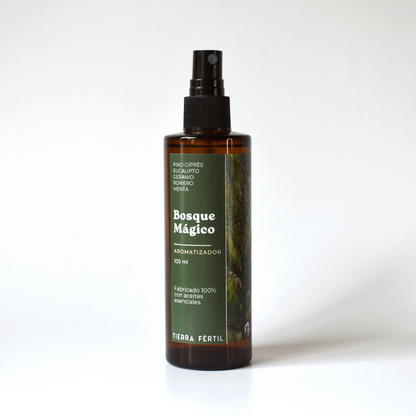 Aromatizador natural con aroma a bosque para purificar espacios, aportar frescura y crear un ambiente relajante