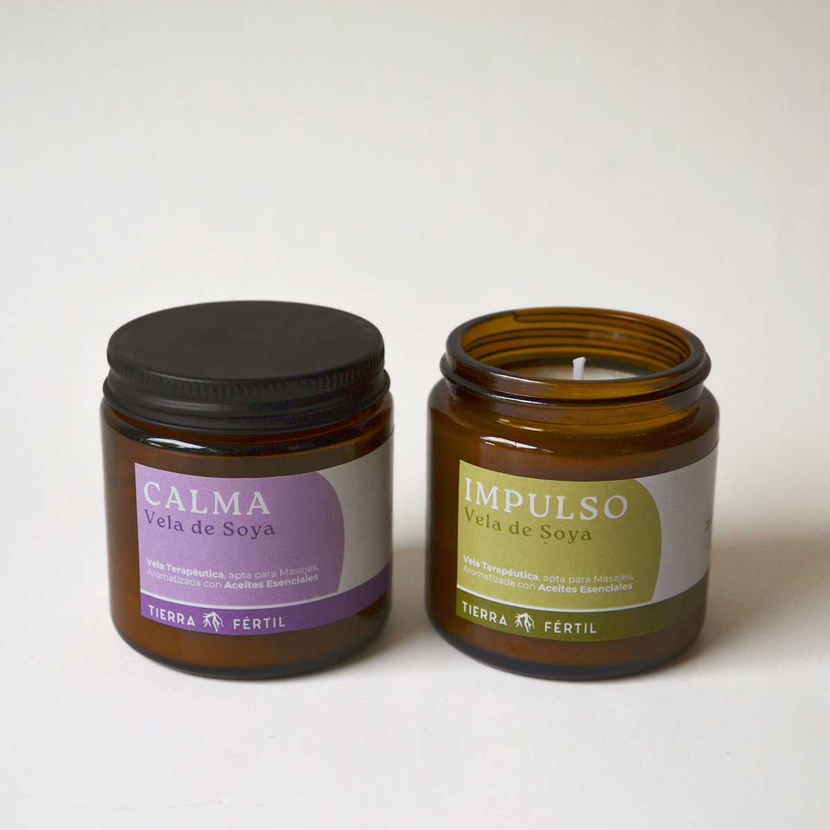 Pack de velas de aromaterapia con velas de masaje relajante y energizante para autocuidado, descanso y activación con aceites esenciales