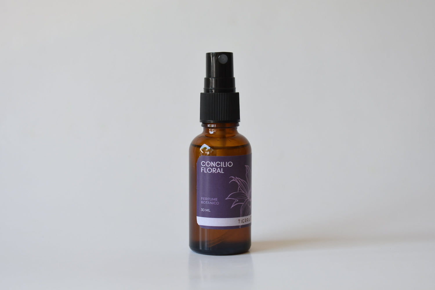 Perfume botánico Concilio Floral con incienso, lavanda y salvia, aroma floral herbal natural sin fragancias sintéticas